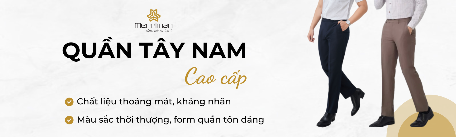 Quần tây nam công sở cao cấp Merriman