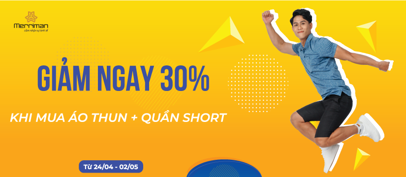 30-4-2021- Áo polo ưu đãi 30%