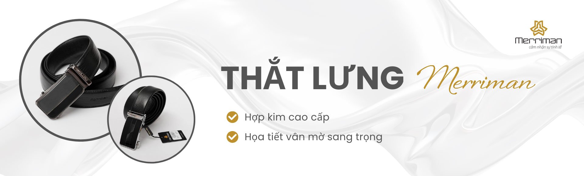 Thắt lưng (dây nịt) nam cao cấp Merriman