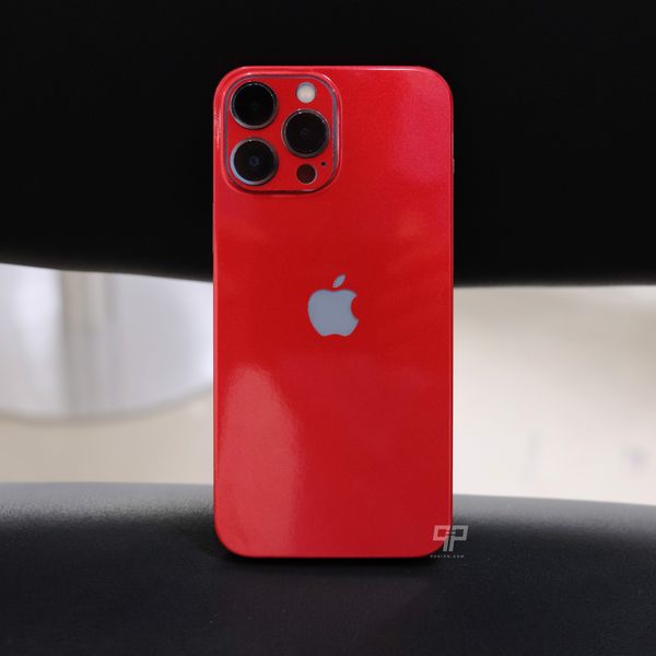 Skin iPhone màu đỏ