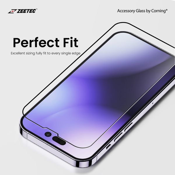 Kính cường lực ZEETEC AGbC Corning trong suốt dành cho iPhone 14 series