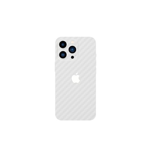 Skin iPhone White Carbon Fiber