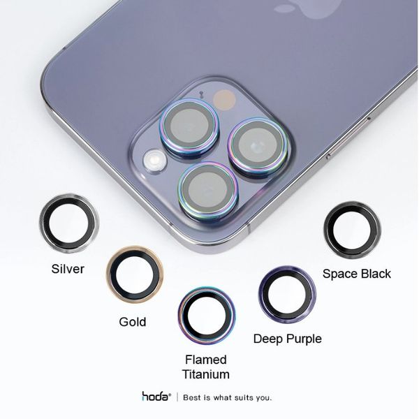 Viền Lens Camera iPhone 14 Series Hoda Sapphire