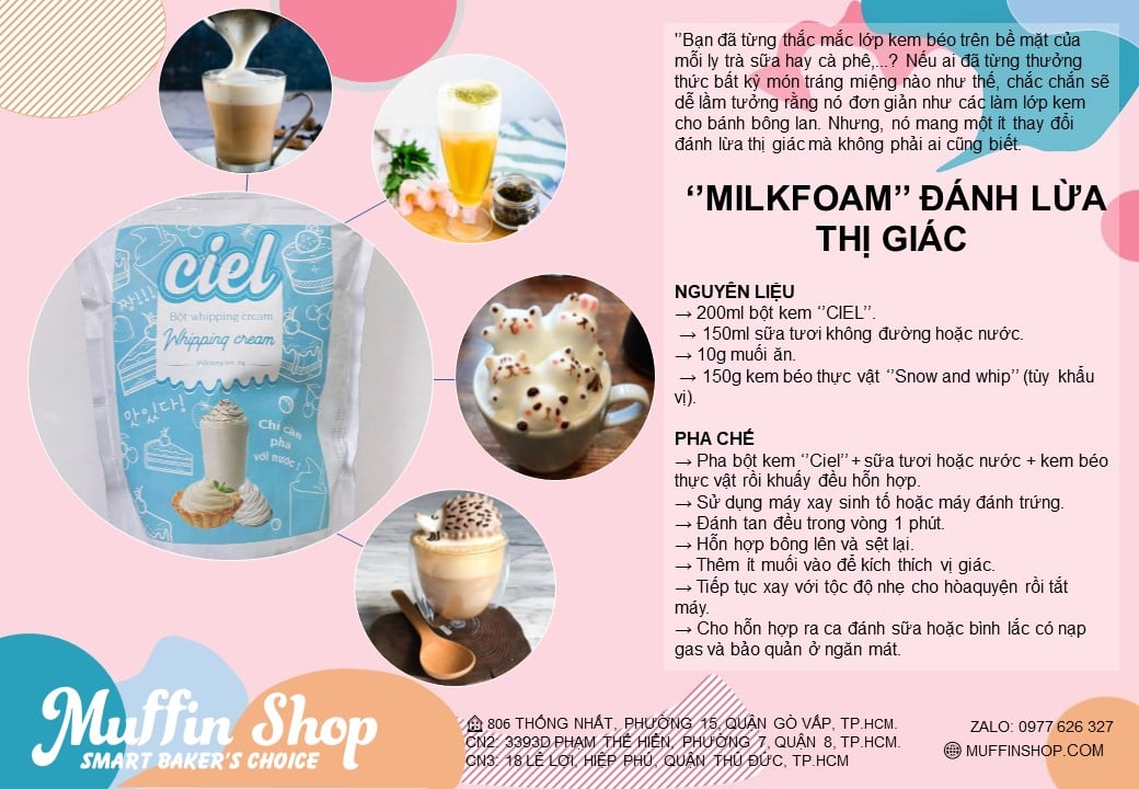 Milkfoam đánh lừa thị giác