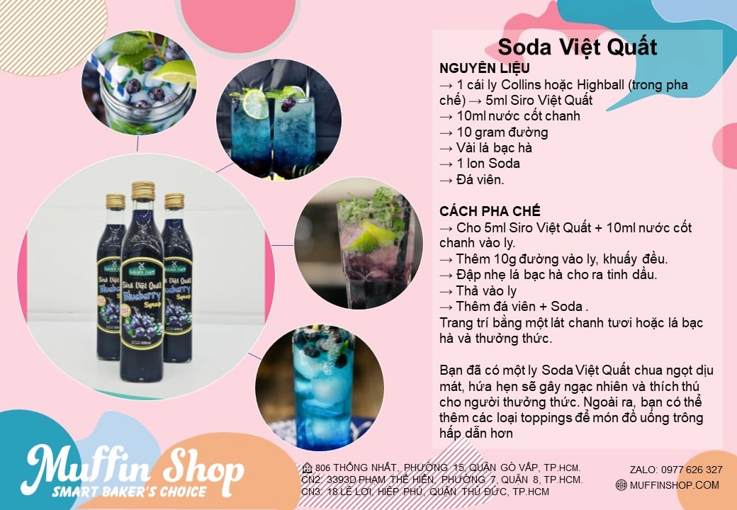 Soda Việt Quất
