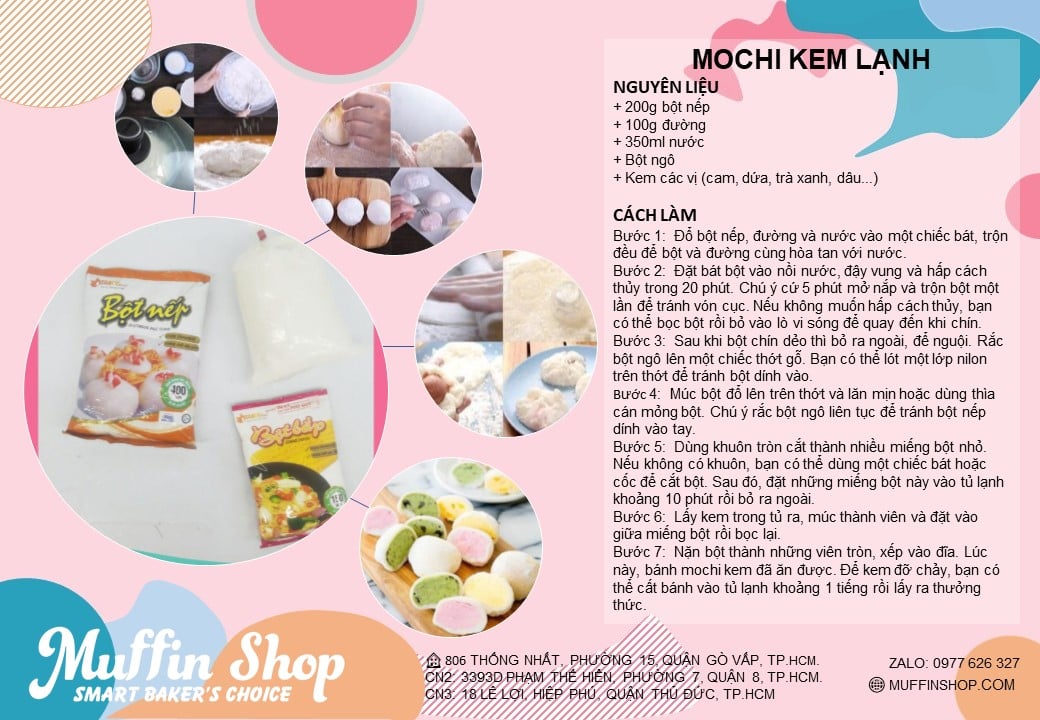 Mochi kem lạnh