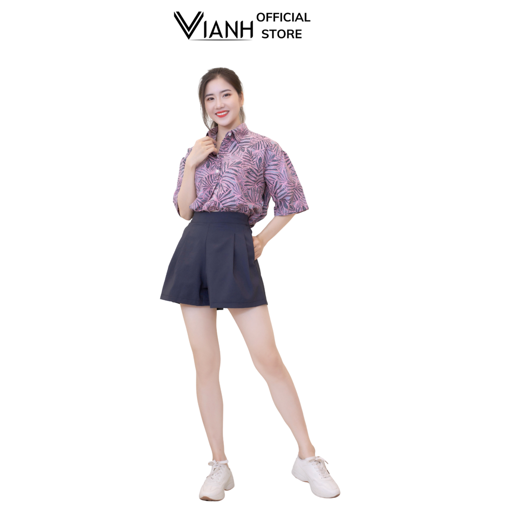 Quần short giả váy phối nút thời trang TTSLA0134  MixASale