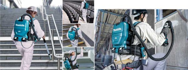 máy hút bụi makita đeo vai dùng pin DVC260Z