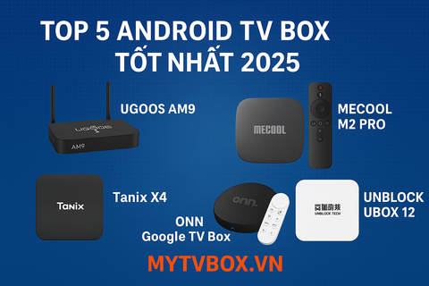 🎯 Top 5 Android TV Box Tốt Nhất 2025 – Chính Hãng Tại MyTVBox.vn