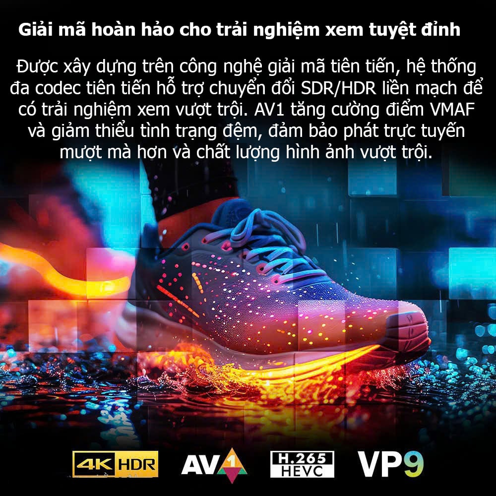 TV Box RT-X2 – Chip Realtek 1325 | Android 14 | AI Nâng Cấp Hình Ảnh | Dolby