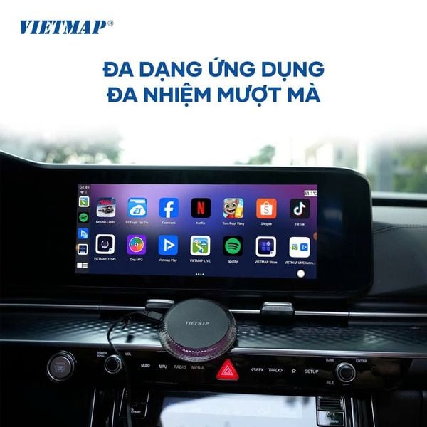 Android Box Vietmap BS10 Lite New 2025 – Giải Pháp Nâng Cấp Màn Hình Ô Tô Thông Minh