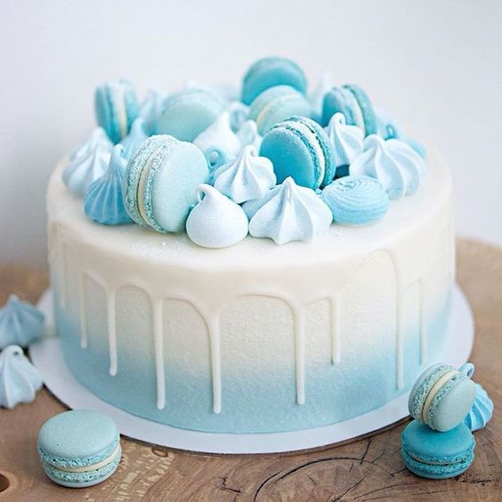 Top 15 mẫu bánh sinh nhật màu xanh dương đẹp với hình ảnh xanh mát