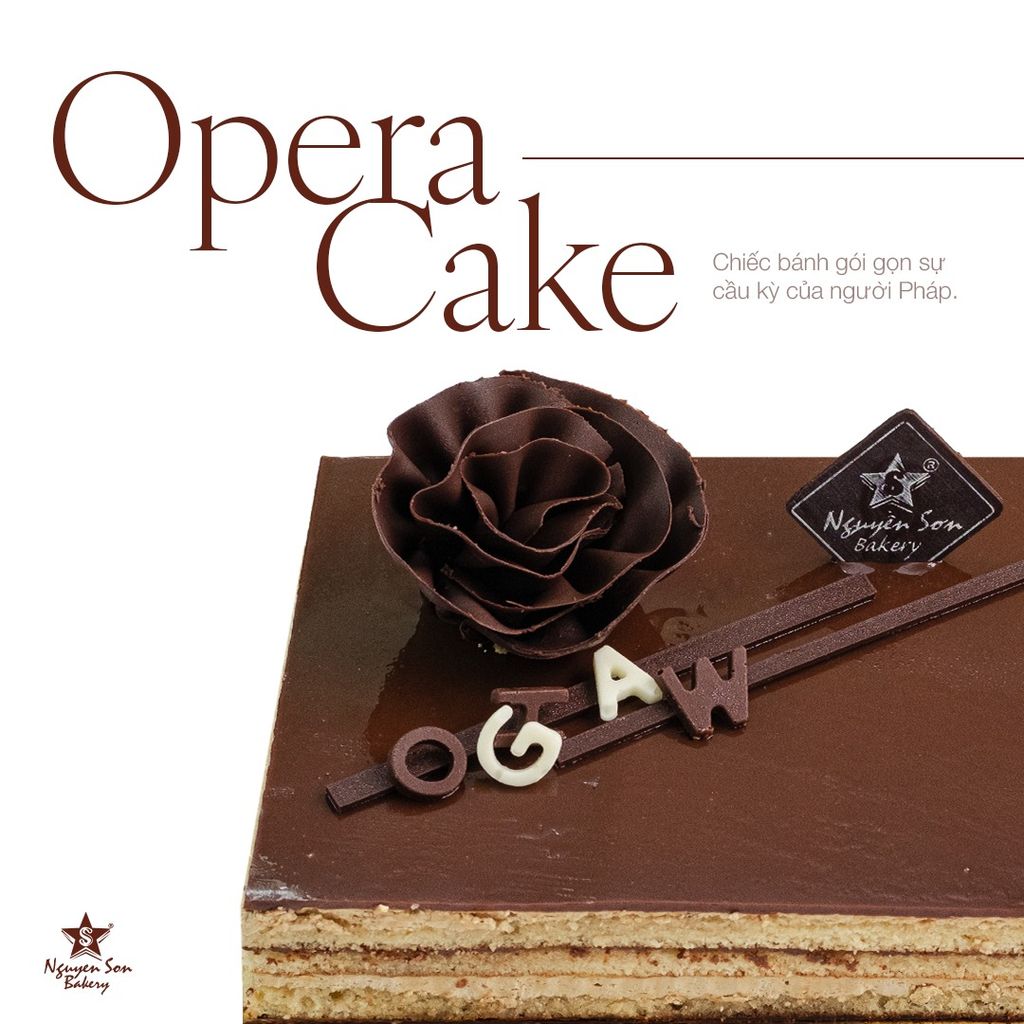 Opera Cake - Chiếc bánh gói gọn sự cầu kỳ của người Pháp
