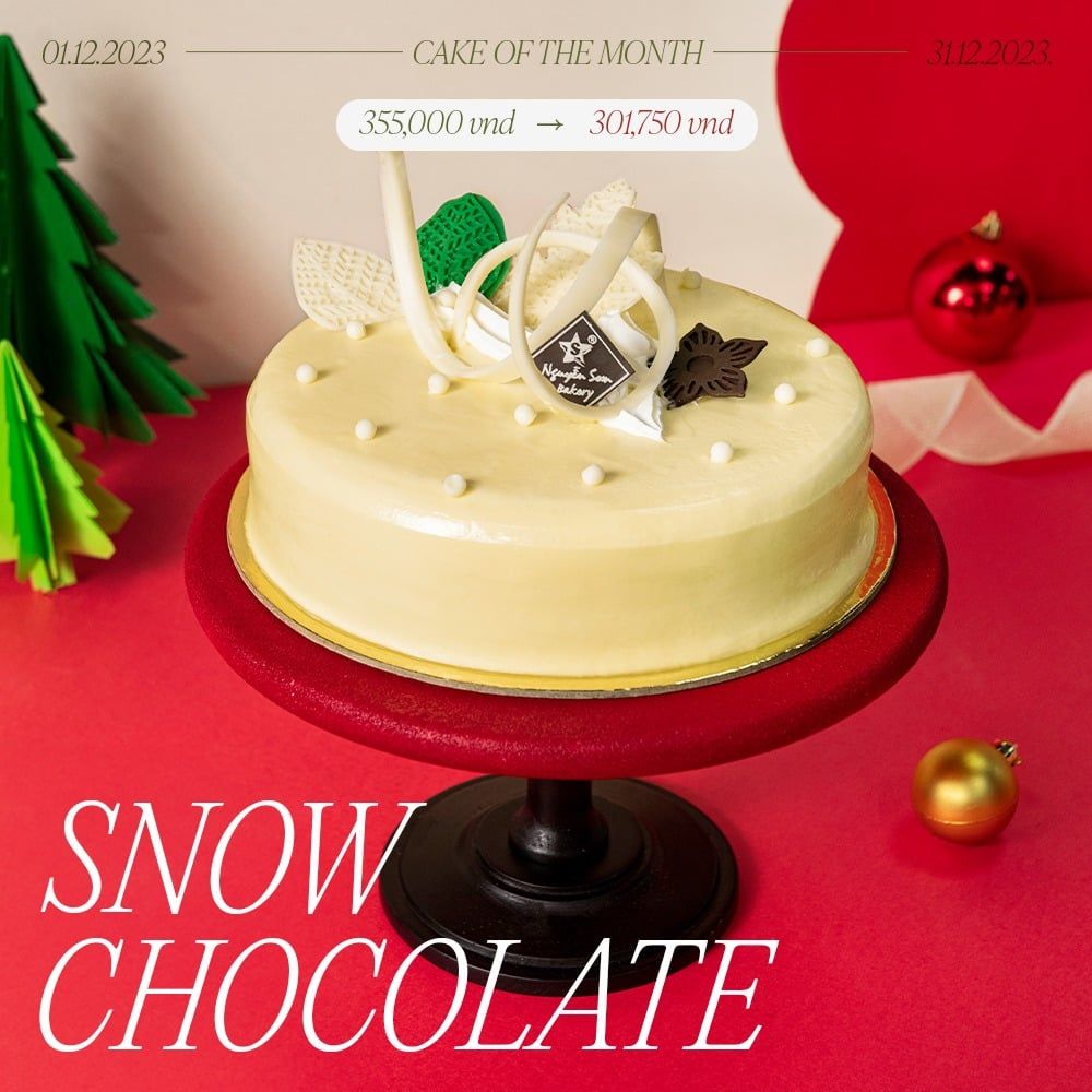 Giáng sinh an lành là khi có Snow chocolate