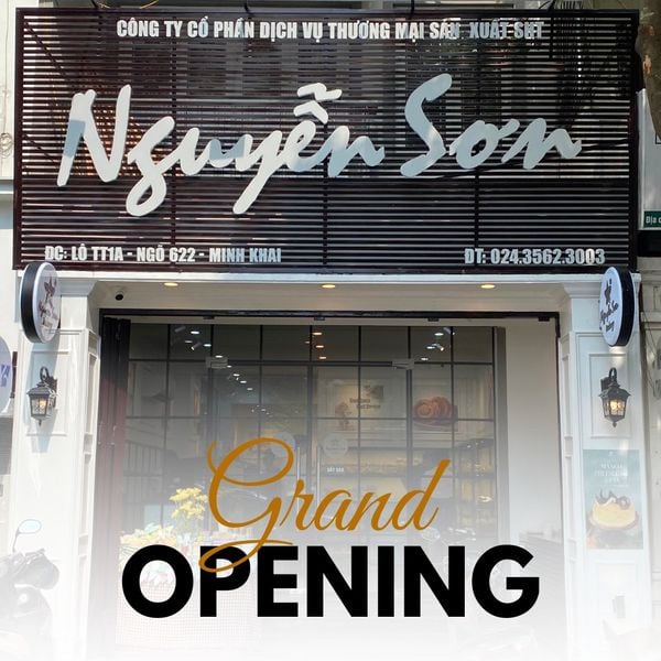 Ưu đãi 10% mừng Nguyễn Sơn Bakery Times City khai trương
