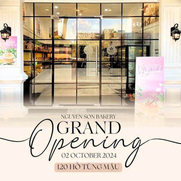 Nguyễn Sơn Bakery chính thức ra mắt tại Hồ Tùng Mậu
