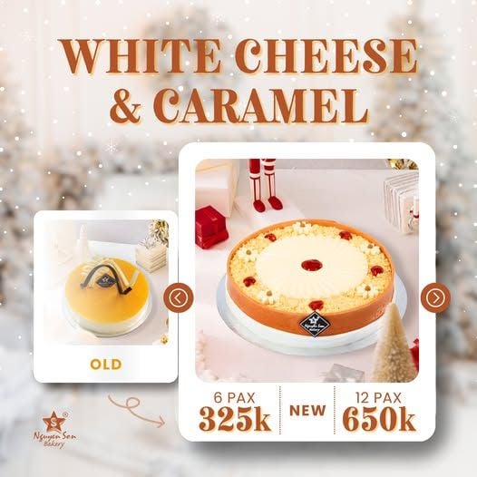 White Cheese & Caramel: Diện mạo mới, hương vị nâng tầm