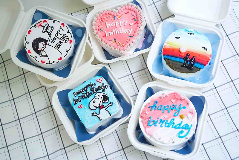 20+ mẫu bánh sinh nhật kiểu Hàn Quốc