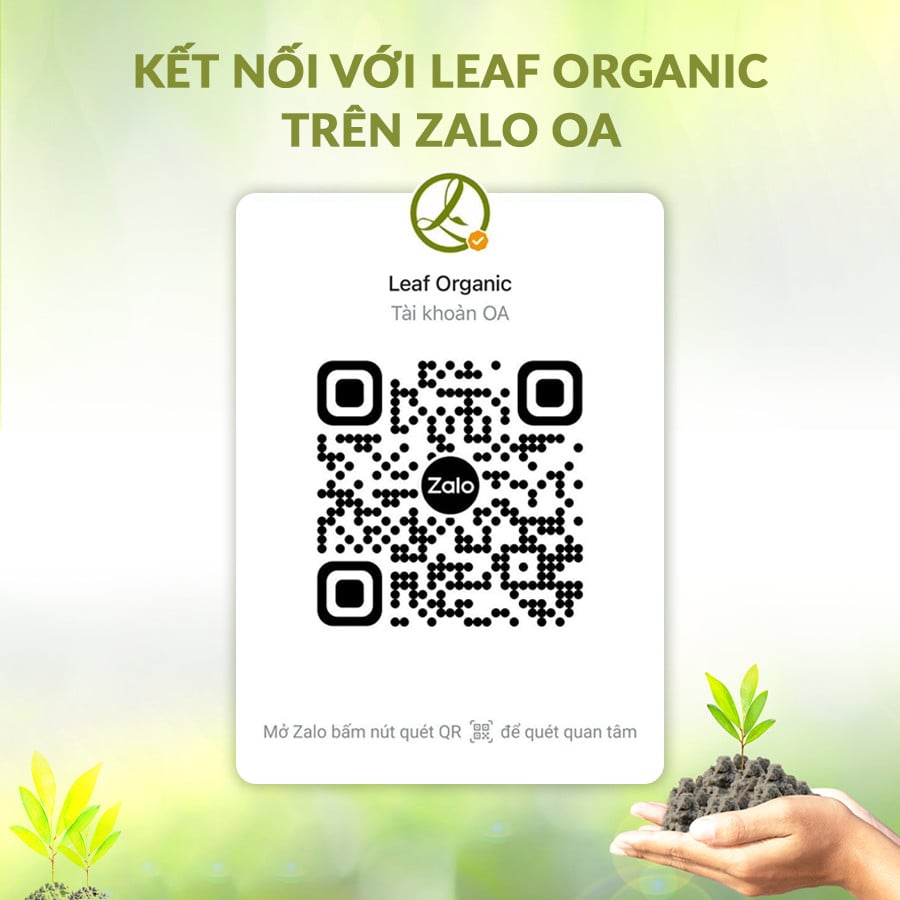 Hướng dẫn đăng ký thành viên tại Zalo OA Leaf Organic