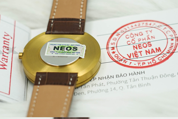 đồng hồ thời trang nam dây da neos n-40688m sapphire chính hãng