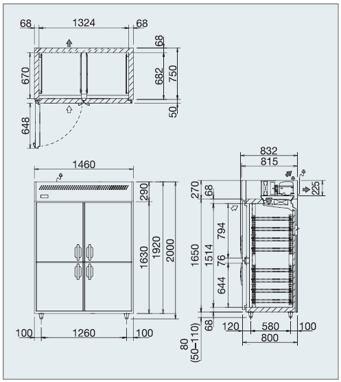 Tủ lạnh, tủ động Panasonic