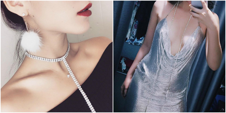 Mốt choker lấp l&aacute;nh đeo v&agrave;o l&agrave; sang chảnh - Ảnh 1