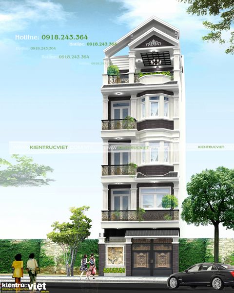 Thiết kế thi công xây dựng nhà phố 5 tầng quận 2 nha pho 6 x18 co dien 5 tang 5 e711d50b115e4873b0e6a55b827d980a grande