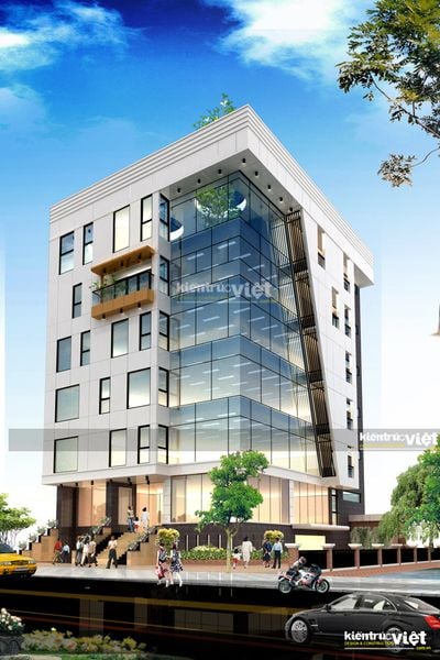 Thiết kế kiến trúc cao ốc văn phòng 8 tầng, Quảng Bình