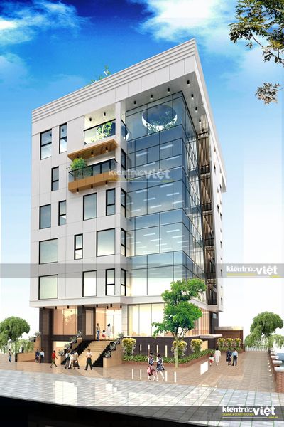 Thiết kế kiến trúc cao ốc văn phòng 8 tầng, Quảng Bình