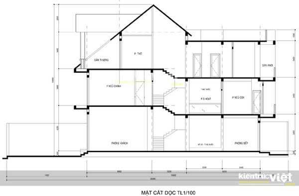 thiết kế nhà phố đẹp 7m năm 2017