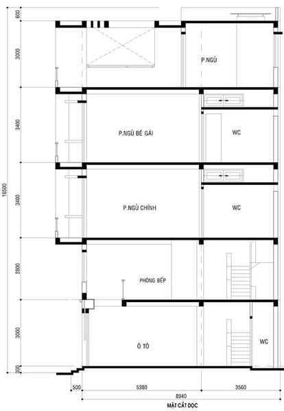 Nhà 4x9, nhà phố nhỏ xinh 4 tầng có lửng