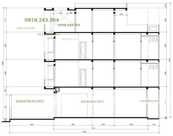 Tư vấn thiết kế nhà phố 56m2 xây dựng 1,2 tỷ