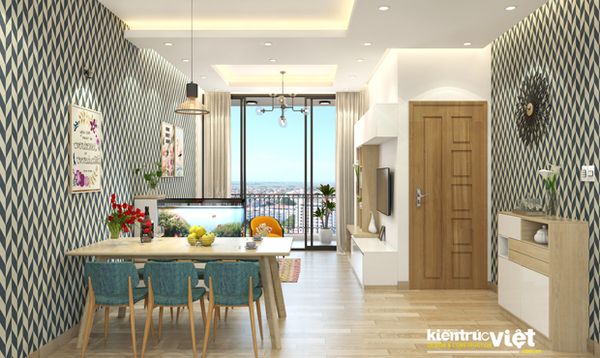 Thiết kế thi công nội thất căn hộ Opal Thủ Đức, gói nội thất 60 triệu