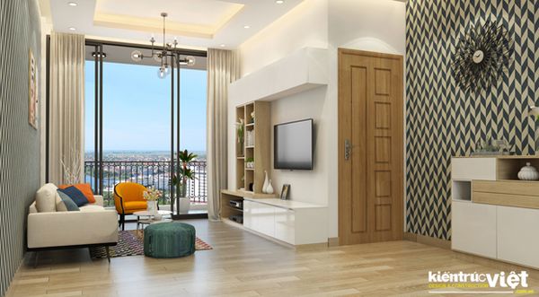 Thiết kế thi công nội thất căn hộ Opal Thủ Đức, gói nội thất 60 triệu