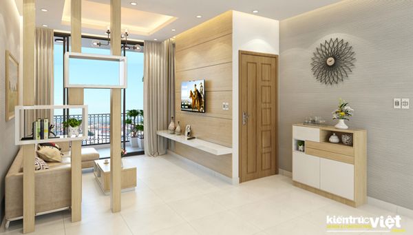 Thiết kế thi công nội thất căn hộ Opal Thủ Đức, gói nội thất 60 triệu