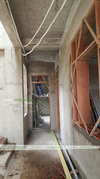 Mẫu hình chụp thực tế tại công trình biệt thự phố, Bình Dương