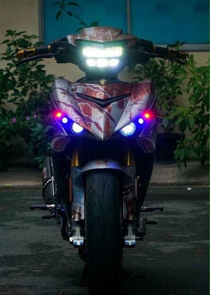led pha 2 tang moto art exciter 150