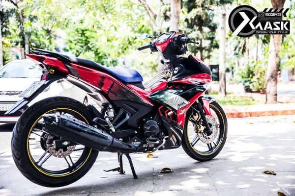 Tem Exciter 150 Candy Đỏ Mẫu Duke 2