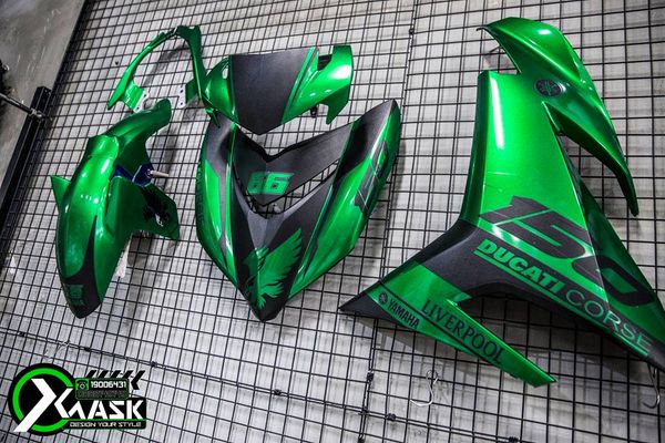 tem exciter 150 candy xanh la ducati corse