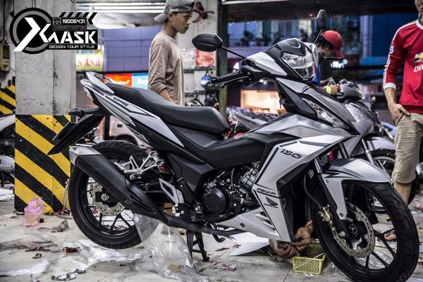 Tem Winner 150 Chrome Xước Bạc Mẫu Honda