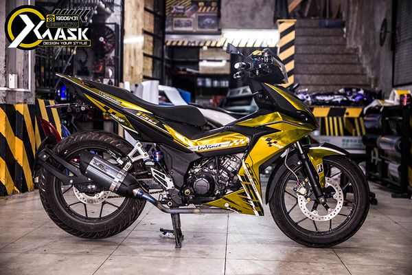 tem winner 150 chrome bong vang dohc