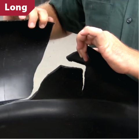 Repairing a Long Tear on a Bumper Cover