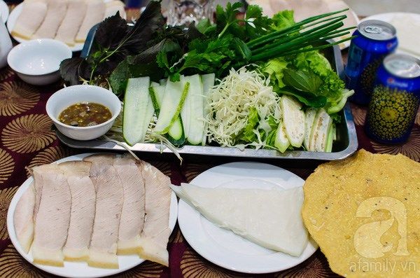 bánh tráng thịt heo 2 đầu da