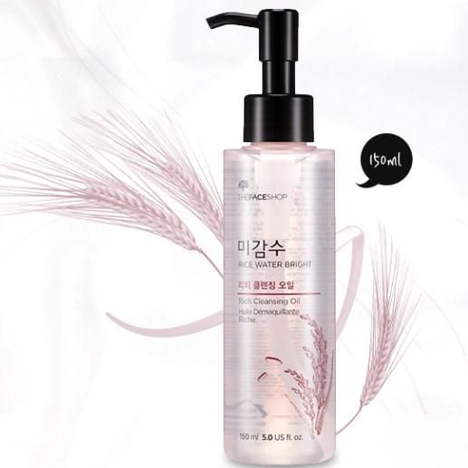 Dầu tẩy trang The Face Shop Rice Water Bright Rich Cleansing Oil 150ml 5