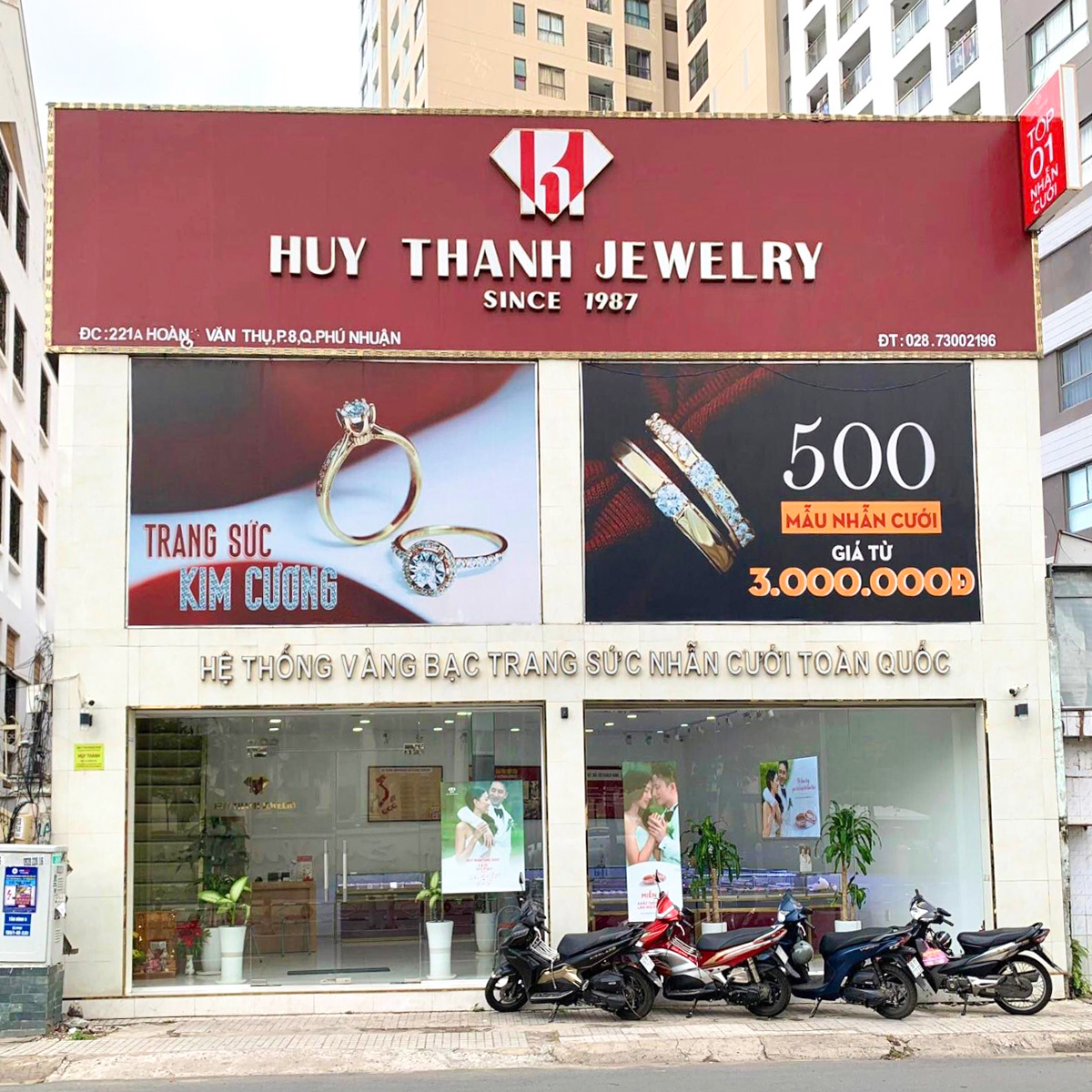 Hệ Thống Cửa Hàng 2022 – Huy Thanh Jewelry