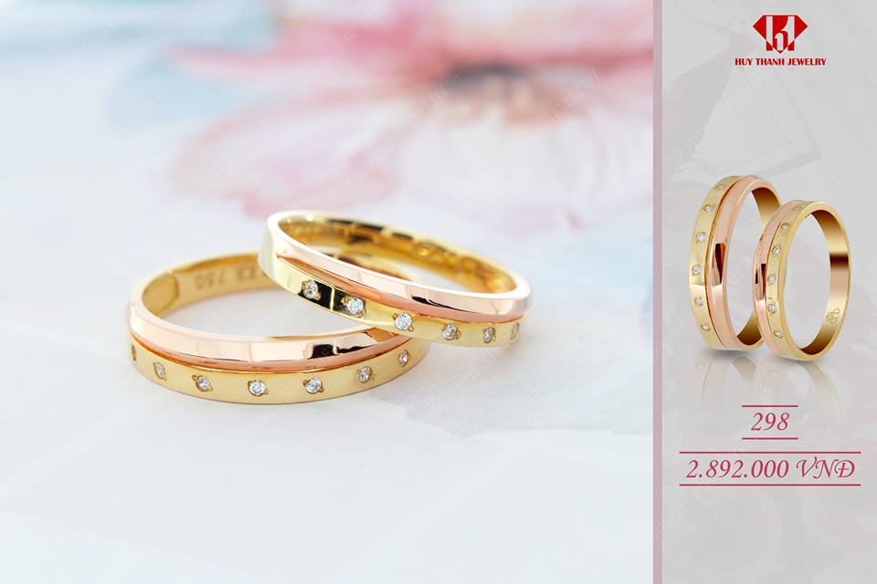 Tuyển tập mẫu nhẫn cưới giá dưới 3 triệu đẹp