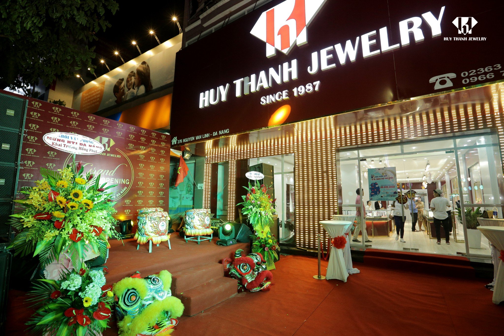 Huy Thanh Jewelry đồng loạt khai trương 2 showroom tại Huế và Đà Nẵng