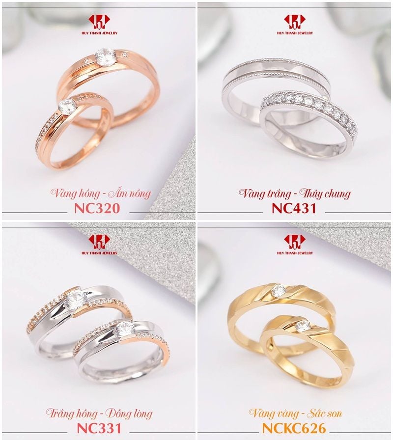 mẫu nhẫn cưới đẹp ở Huế
