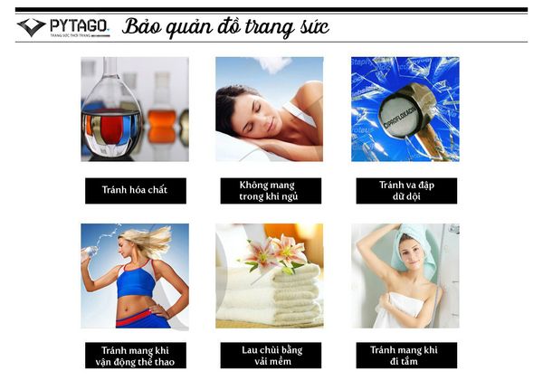 Hướng dẫn cách bảo quản trang sức Titan