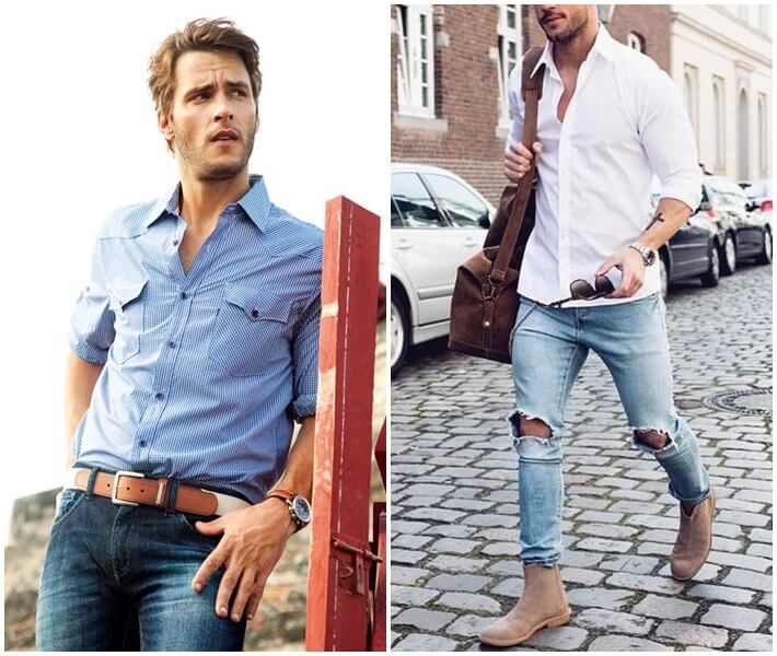 4 cách phối đồ cùng quần jeans chất lừ nam tính